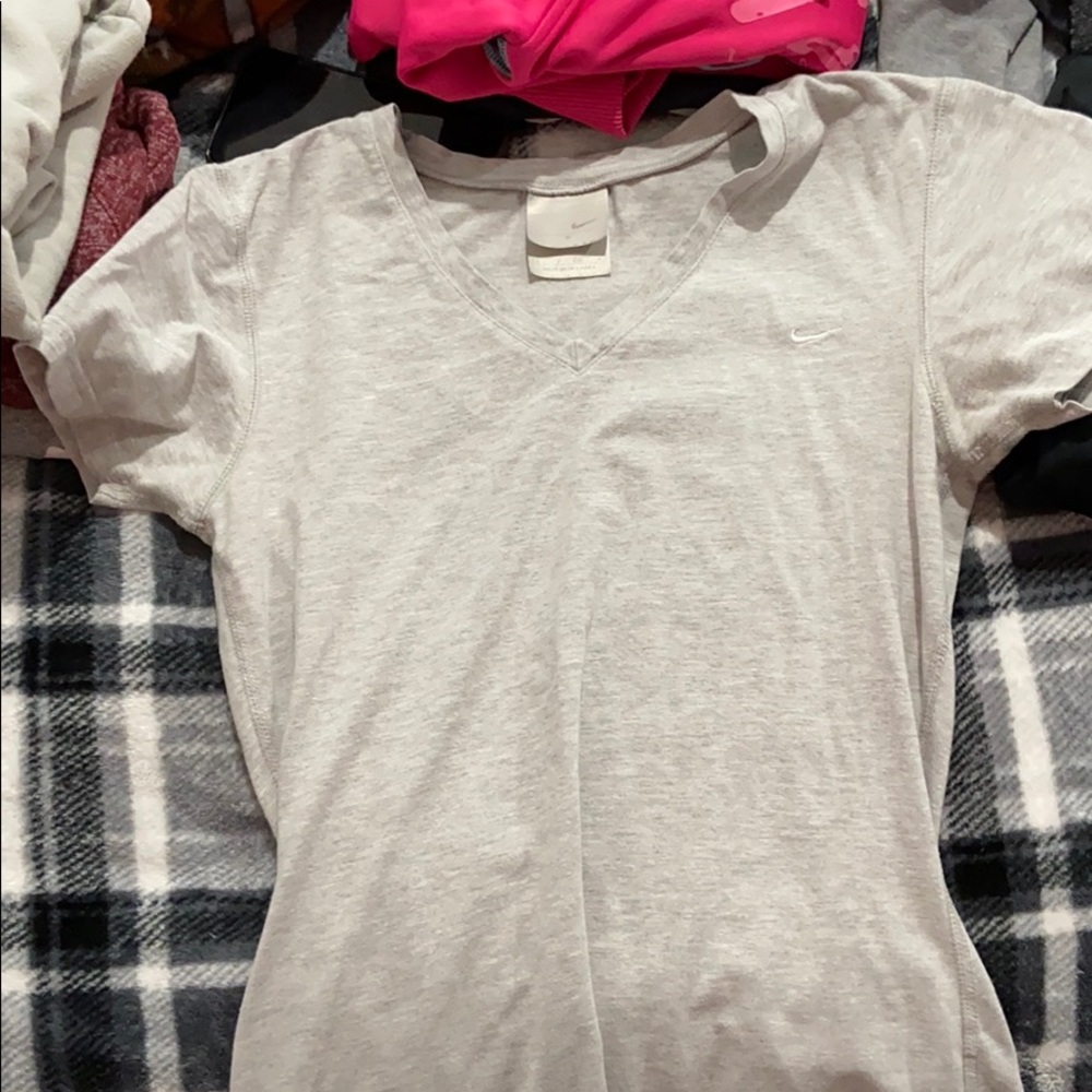 Grey Nike Short Sleeve